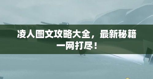 凌人图文攻略大全，最新秘籍一网打尽！